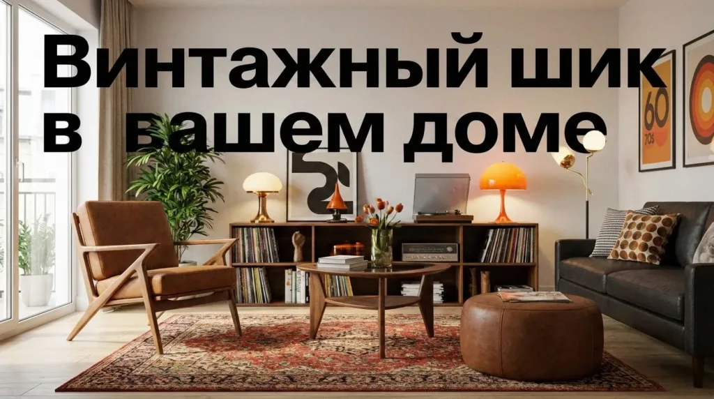 Винтажный стиль: как создать атмосферу ретро в современной квартире — идеи с открытками