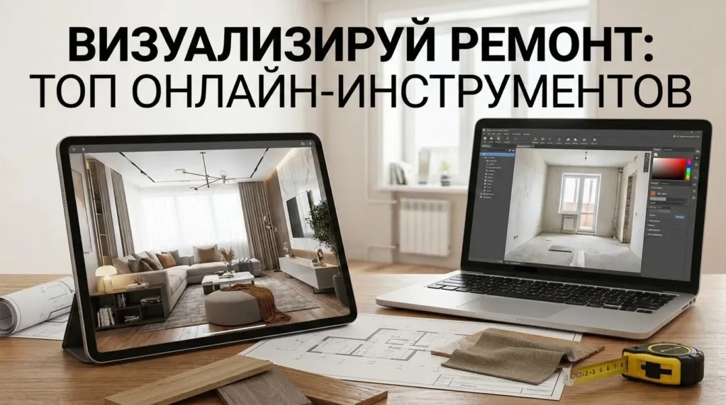 Визуализация ремонта квартиры: онлайн-инструменты, чтобы спланировать до работ