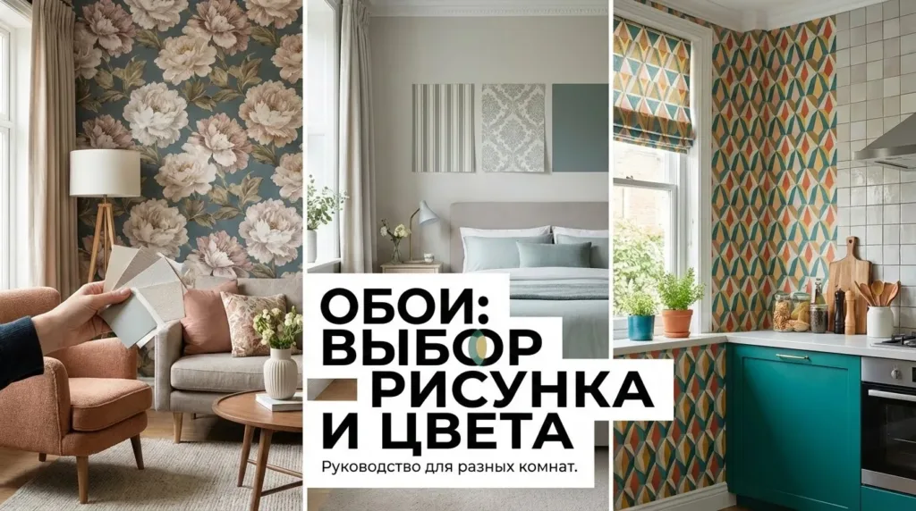Выбор обоев: как подобрать цвет и рисунок для разных комнат — большой выбор идей
