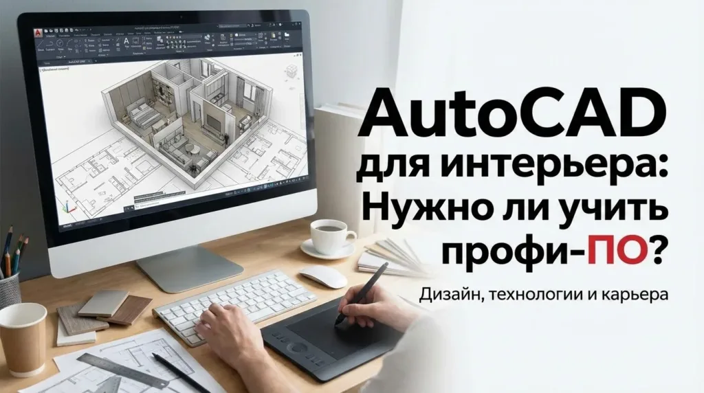 Автокад для дизайнеров интерьера: стоит ли учить AutoCAD для дизайна интерьера