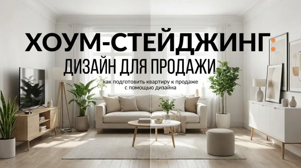 Хоум-стейджинг и подготовка квартиры к продаже