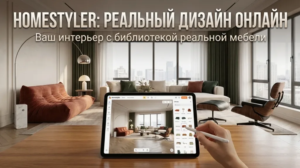Конструктор интерьера Homestyler — онлайн 3D-планировка с реальной мебелью