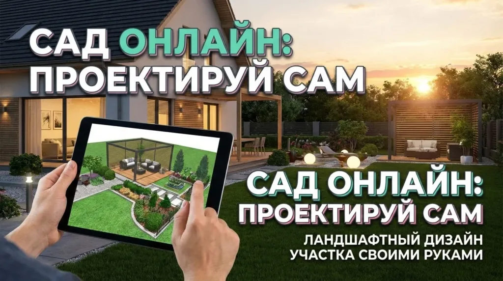 Ландшафтный дизайн участка онлайн: план самостоятельного проекта и фото-идеи