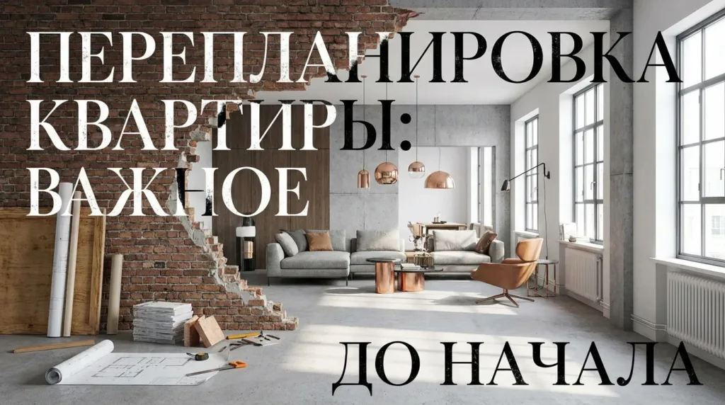 Перепланировка квартиры: как узаконить и согласовать перед началом работ