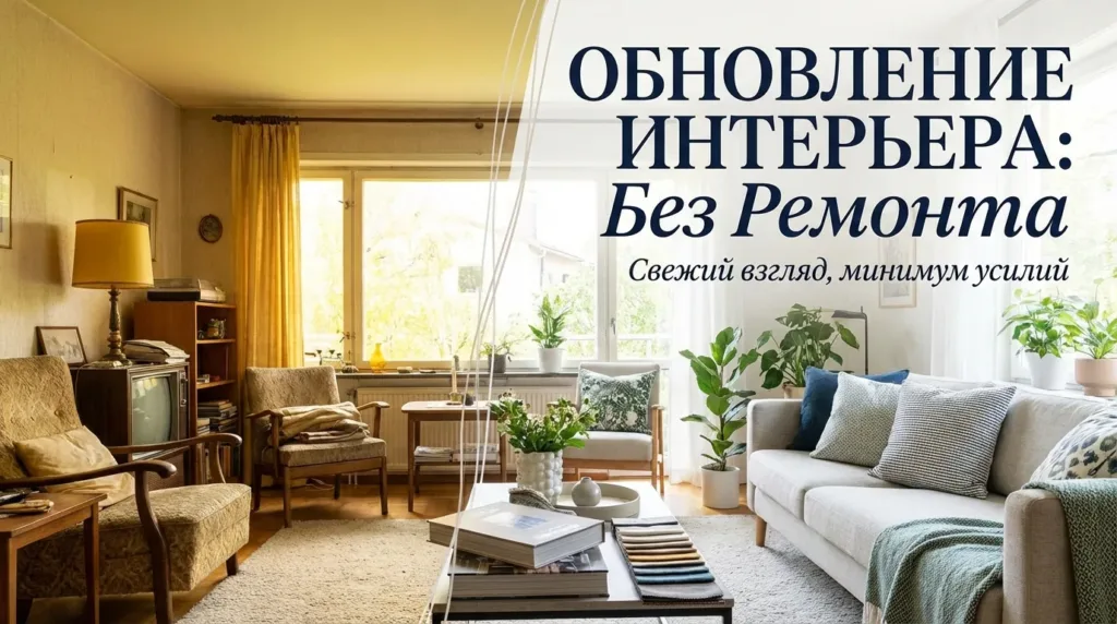 Редизайн интерьера: 7 способов обновить дом без капитального ремонта