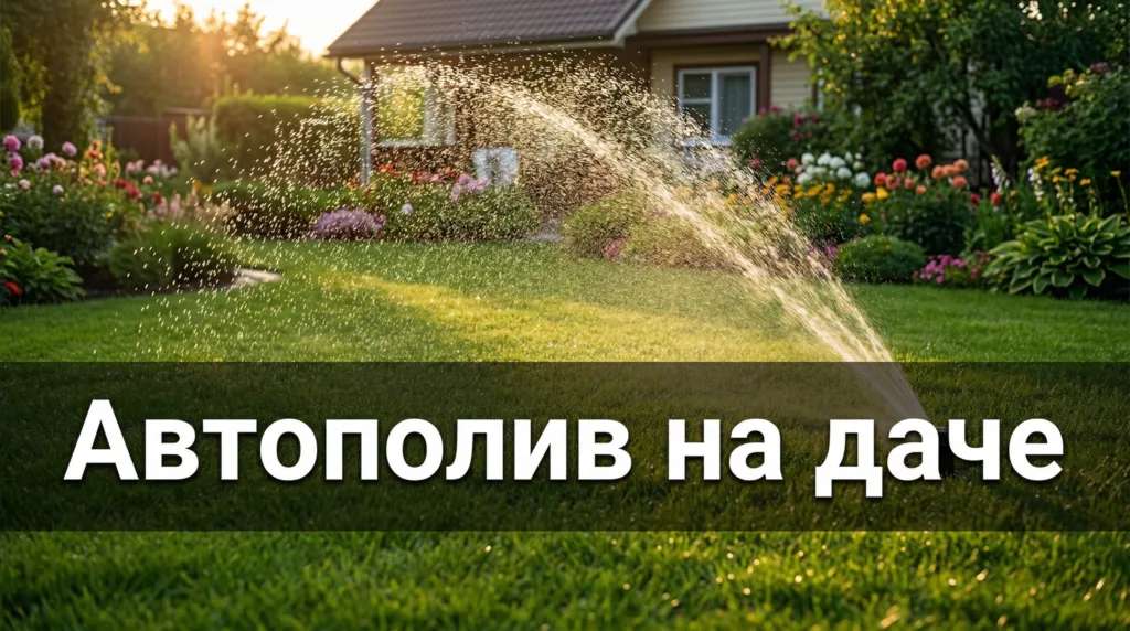 Автополив на даче своими руками: выбор системы орошения для газона и клумб