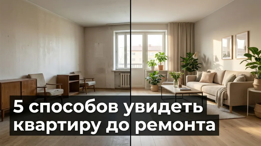Как будет выглядеть моя квартира после ремонта: 5 способов увидеть результат заранее