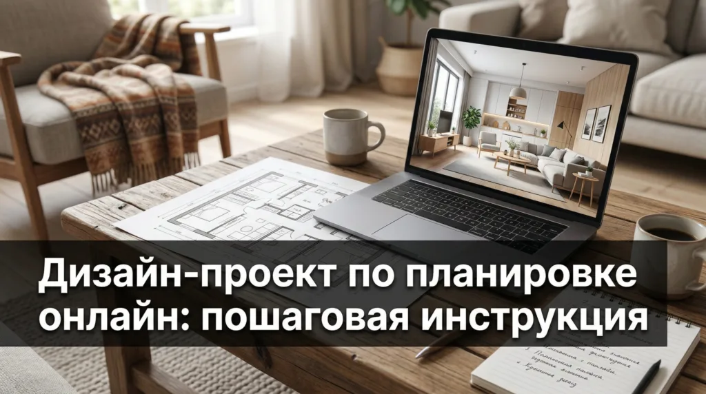 Дизайн-проект по планировке онлайн: пошаговая инструкция без дизайнера