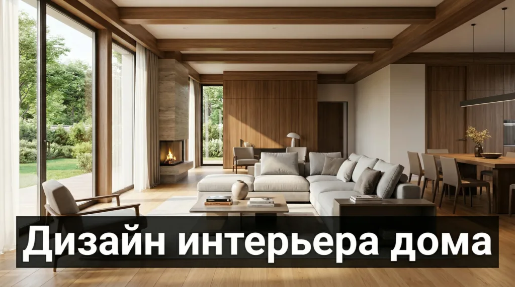 Дизайн интерьера частного дома: планировка, зонирование и выбор стиля