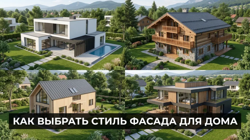 Как выбрать стиль фасада для дома — четыре дома в разных архитектурных стилях