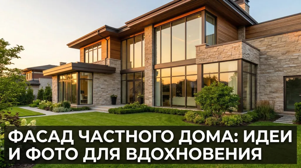 Фасад частного дома: идеи и фото для вдохновения