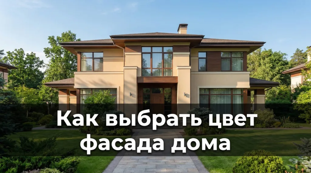 Как выбрать цвет фасада дома: правила сочетания и тренды 2026