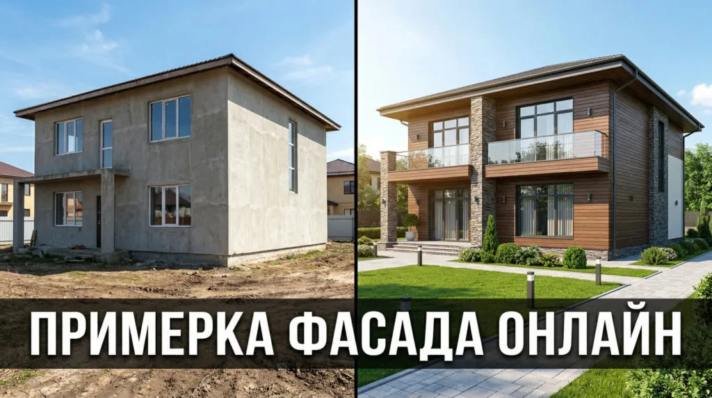 Как будет выглядеть мой дом после отделки: примерка фасада онлайн