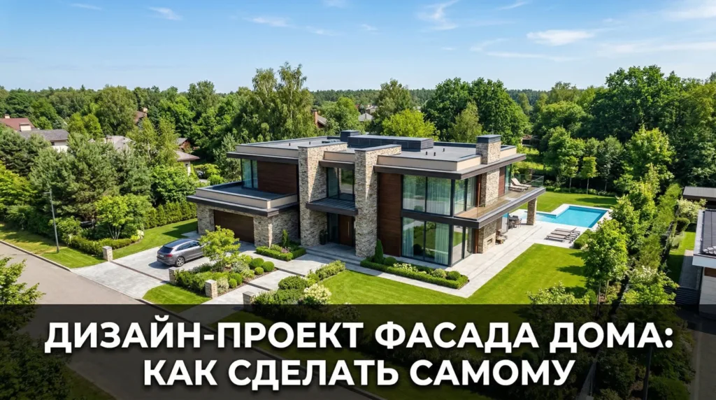 Дизайн-проект фасада дома: как сделать самому — пошаговая инструкция