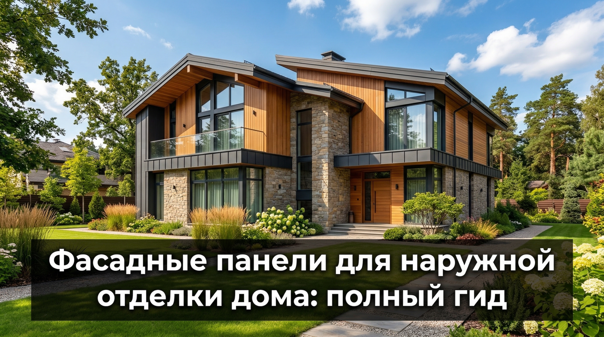 Фасадные панели для наружной отделки дома — полный гид по выбору