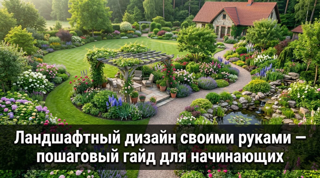 Ландшафтный дизайн для начинающих: как сделать самому — пошаговый гайд