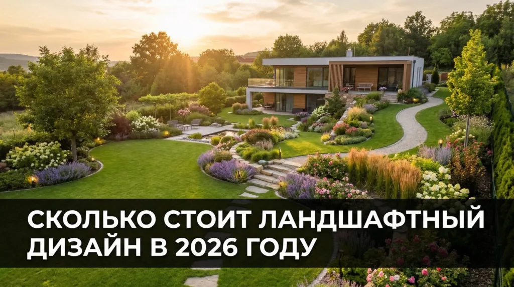 Сколько стоит ландшафтный дизайн: цены на проект и благоустройство в 2026