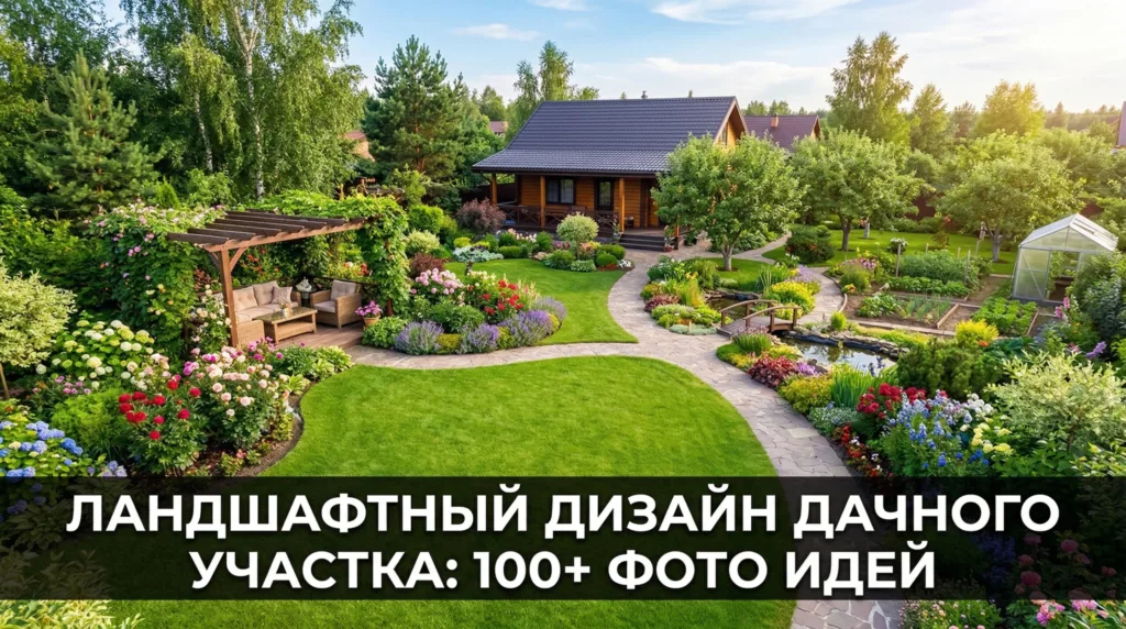 Ландшафтный дизайн дачного участка: 100+ фото идей на 2026 год