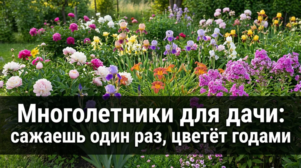 Многолетники для дачи: цветы, которые не нужно сажать каждый год