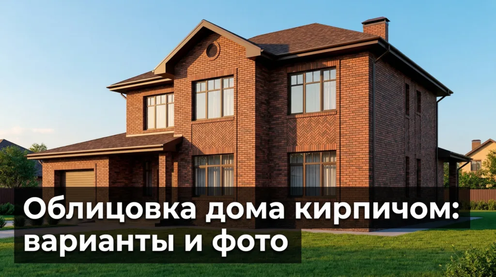 Облицовка дома кирпичом: варианты кладки, виды кирпича и фото фасадов