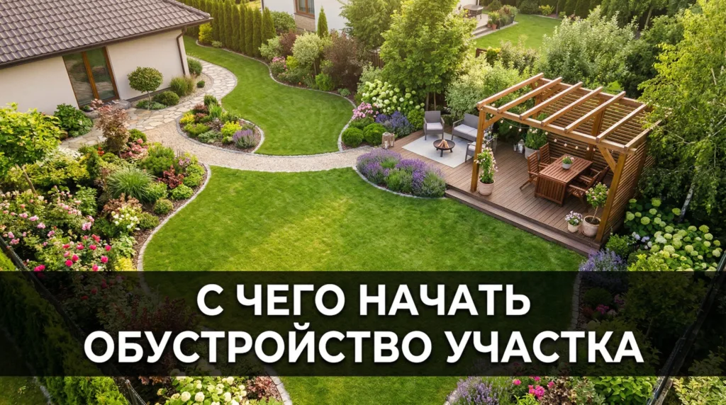 С чего начать обустройство участка: план, зонирование и первые шаги