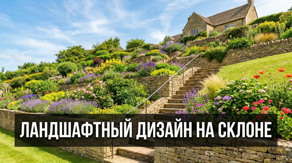 Подпорные стенки на участке с уклоном: из чего сделать и как построить