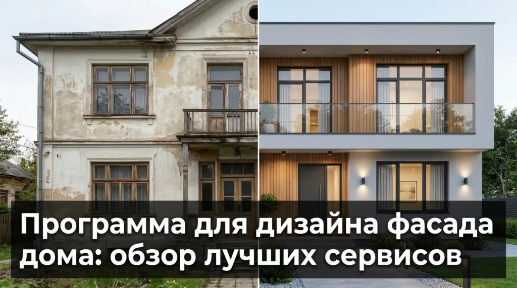 Программа для дизайна фасада дома: обзор лучших сервисов в 2026 году
