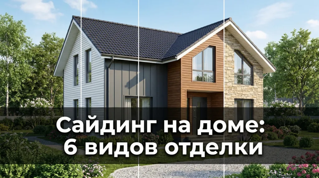 Как выглядит сайдинг на доме: визуализация 6 видов отделки на реальных фасадах