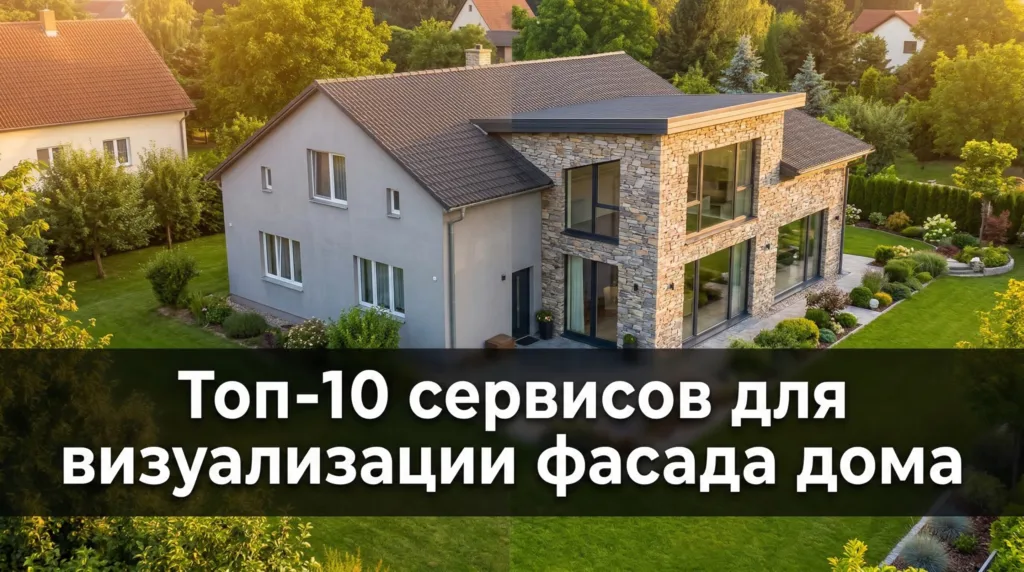 Топ-10 сервисов для визуализации фасада дома: нейросети и конструкторы