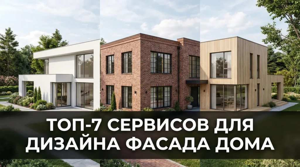 ТОП-7 сервисов для дизайна фасада дома — сравнение и обзор