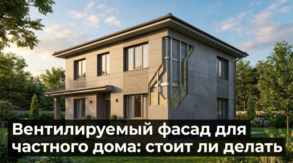 Вентилируемый фасад для частного дома: стоит ли делать