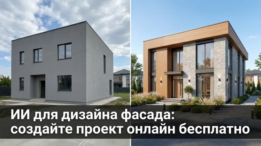ИИ для дизайна фасада: 7 сервисов для создания проекта онлайн бесплатно