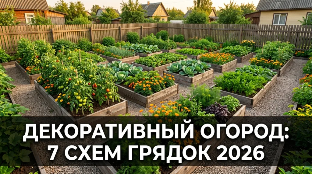 Французский огород на даче: 7 готовых схем с размерами, материалы и цены 2026