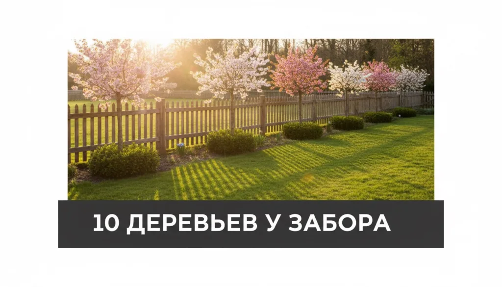 Деревья для маленького участка: 10 видов, которые не вырастут выше забора