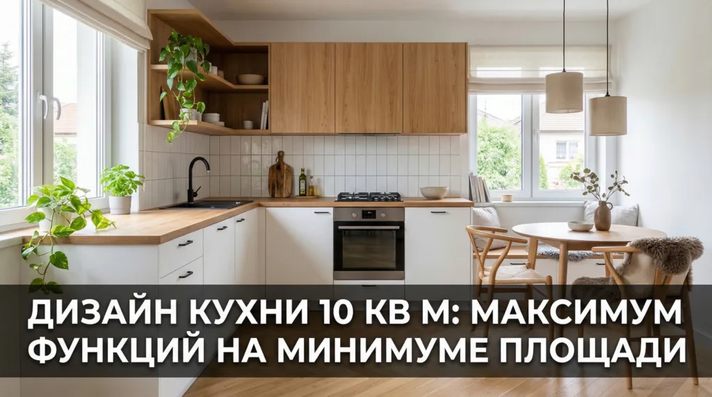 Дизайн кухни 10 кв м: планировка, стили и ошибки — гайд 2026
