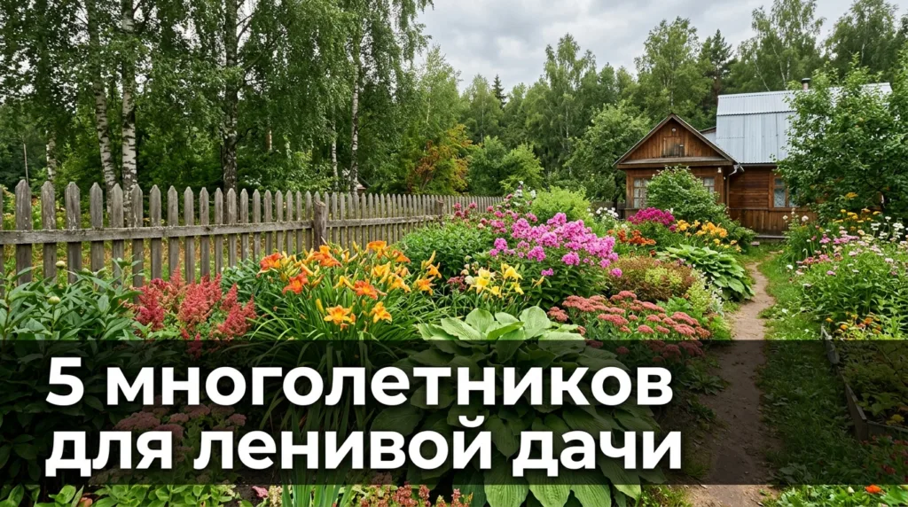 5 многолетних цветов для ленивой дачи: цветут сами, пока вас нет