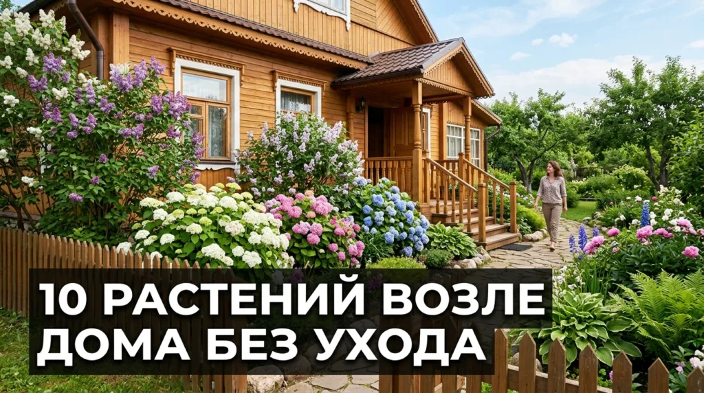 Что посадить возле дома: 10 неприхотливых растений для красоты без ухода