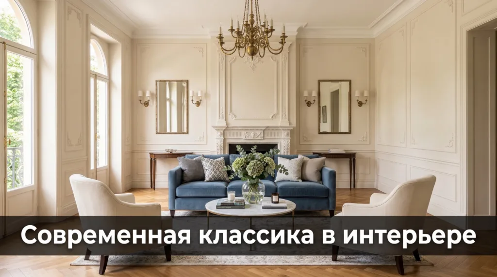 Современная классика в интерьере: как сочетать элегантность и комфорт