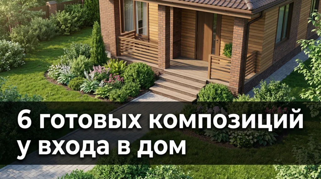 Что посадить у входа в дом: 6 готовых композиций — посмотрите, как будет выглядеть