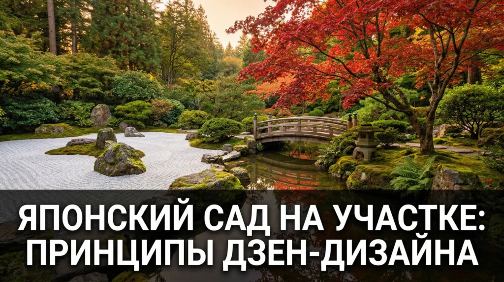 Японский сад на участке: принципы дзен-дизайна и пошаговое руководство