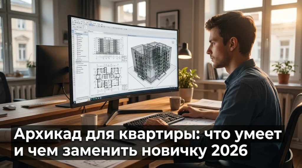 Архикад для квартиры: что умеет ArchiCAD и чем заменить новичку 2026