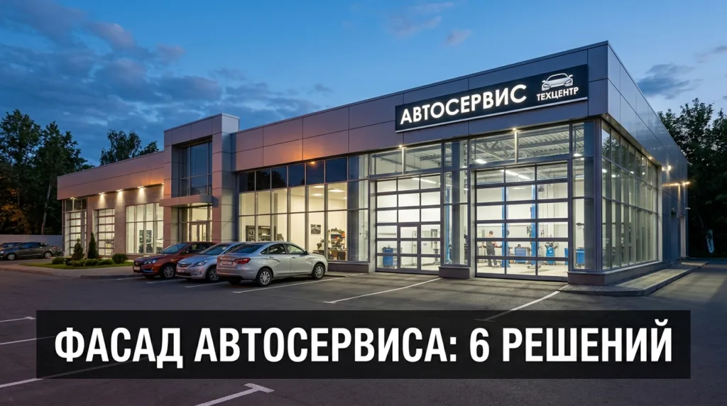 Фасад автосервиса: 6 решений для трафика