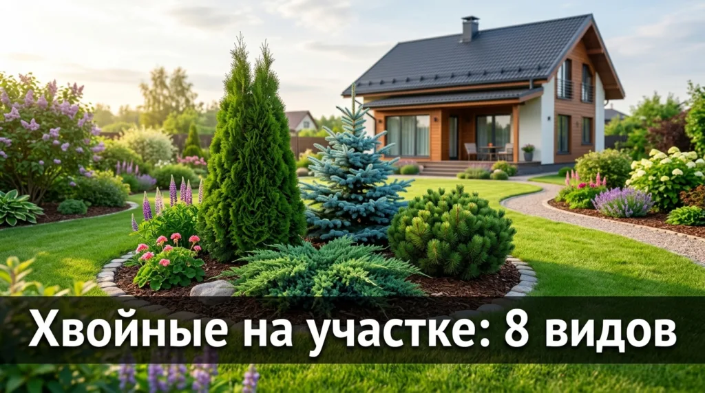 Хвойные на участке: 8 видов и как их вписать