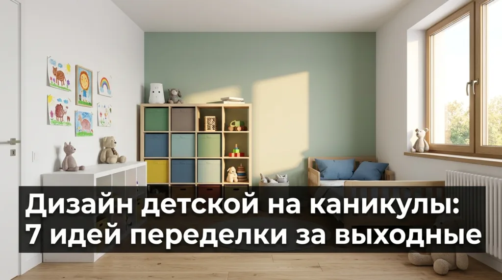 Дизайн детской на каникулы: 7 идей переделки за выходные