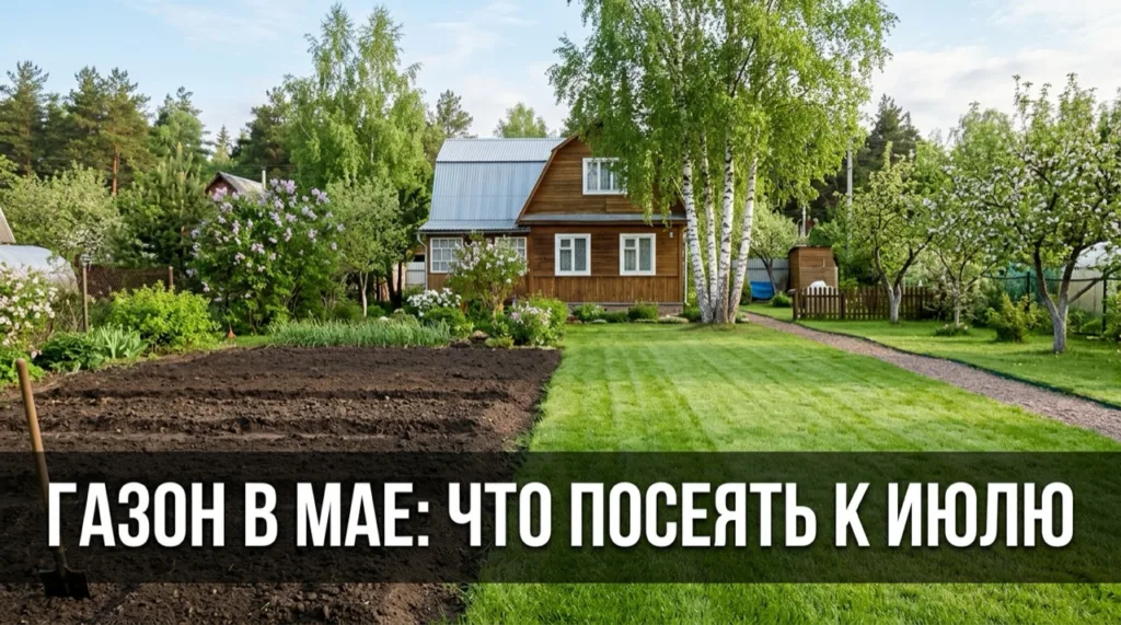 Газон в мае: что посеять, чтобы к июлю был ровный