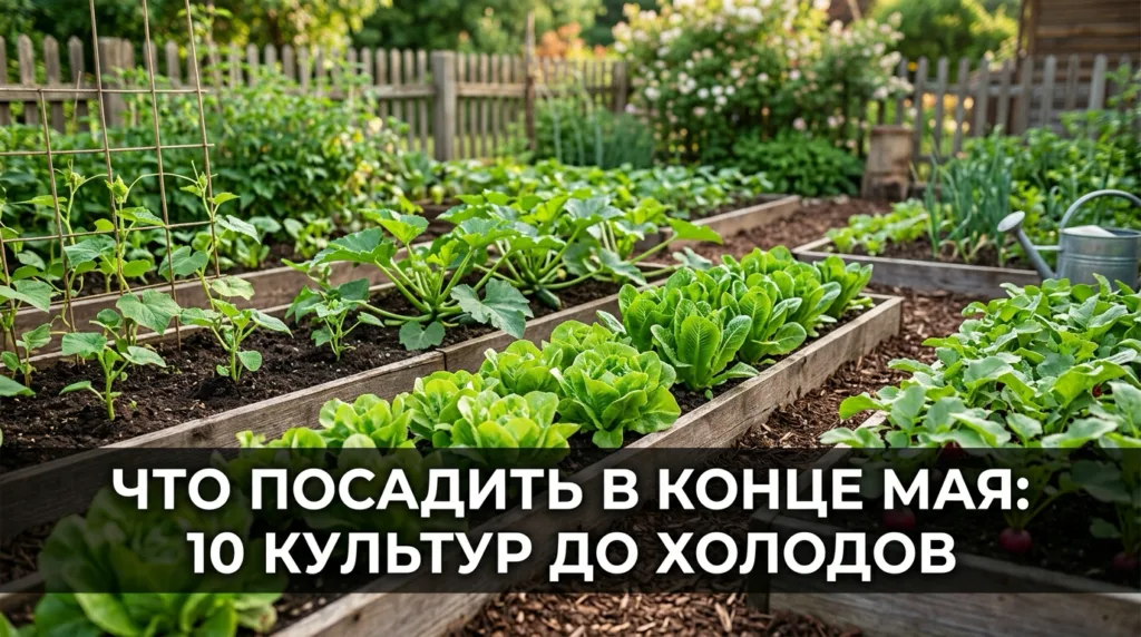 Что посадить в конце мая: 10 культур, которые успеют дать урожай до холодов