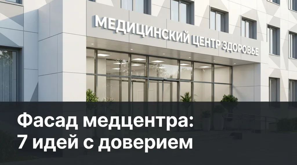 Фасад медцентра: 7 идей с доверием