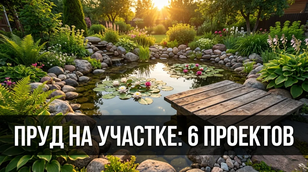 Пруд на участке: 6 проектов от мини-пруда в бочке до биопруда для купания