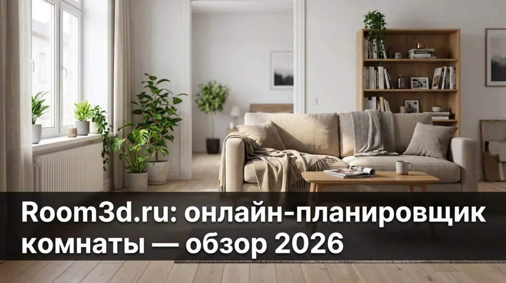 Room3d.ru: онлайн-планировщик комнаты — обзор и как пользоваться 2026