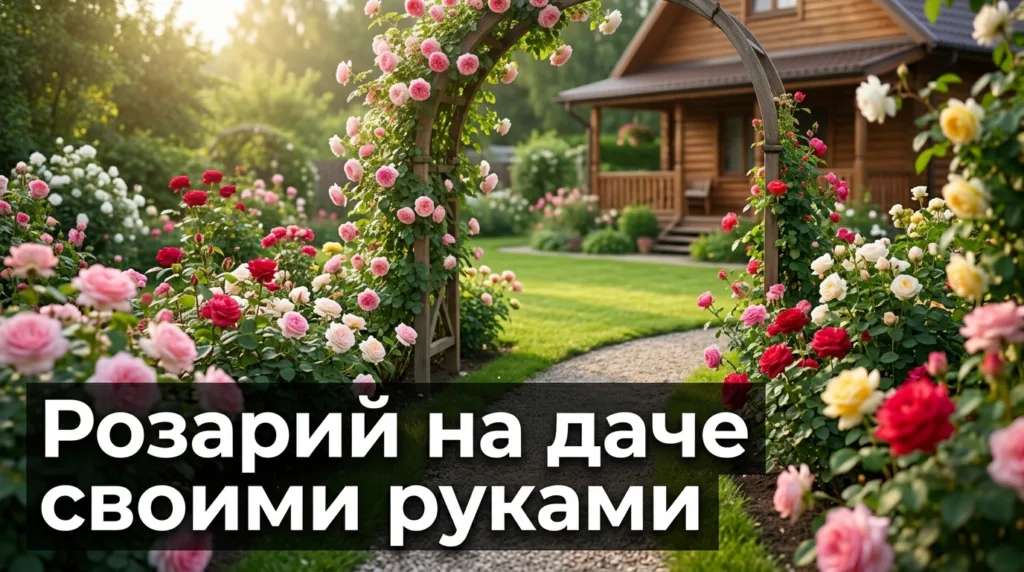 Розарий на даче: схема посадки и 7 неприхотливых сортов